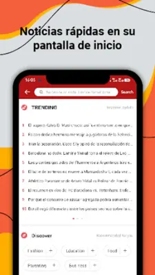 LiveNews rompiendo y locales android App screenshot 5